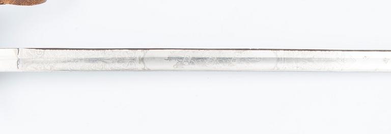 A Bavarian M89 cavalry officer's sword, circa 1900.