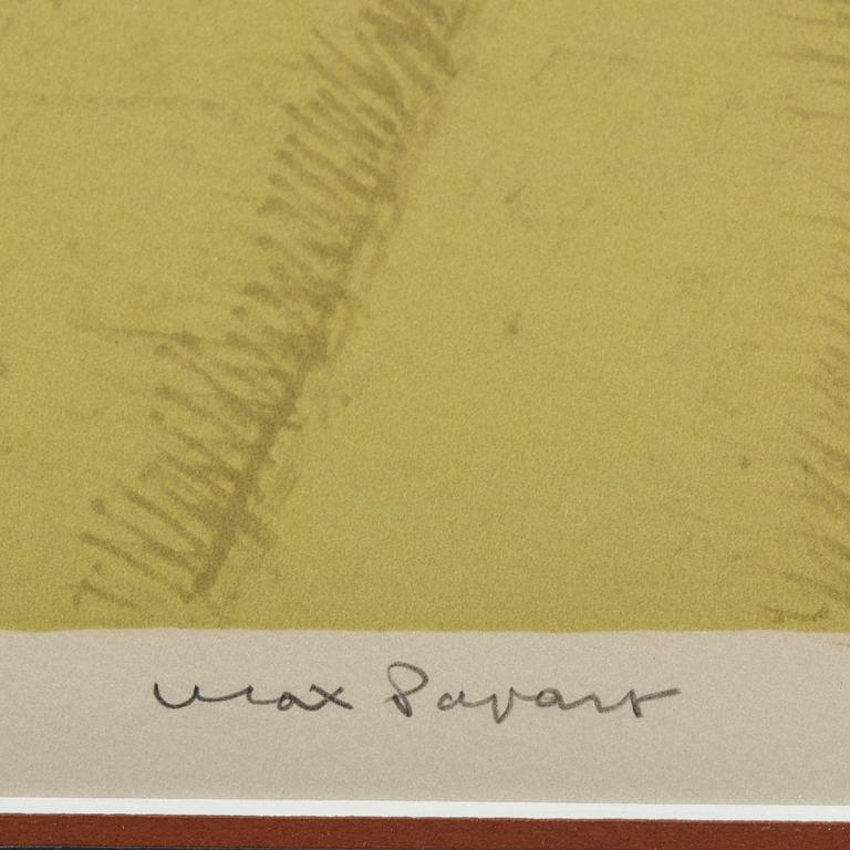 MAX PAPART, lithograph in colours, signed and numbered 42/100.