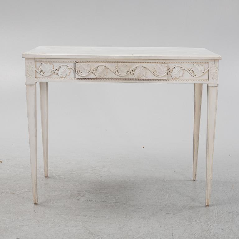 A Gustavian-style table,  19th century.