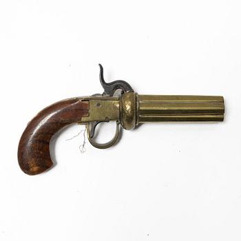 Percussion revolver, Swedish, Anders Gustafsson (1835-1924 Ödesstugu).