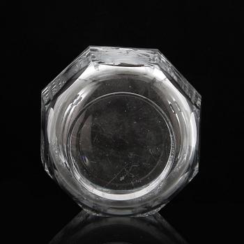 SKÅL, glas, Simon Gate, Orrefors, signerad undertill märkt 1346.iL.A.4.