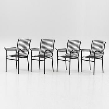 René Herbst, four 'Sandows' armchairs, Etablissements René Herbst.