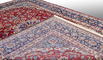 A carpet, Najafabad, around 500 x 340 cm.