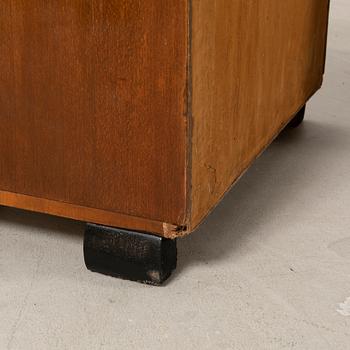 Bedside tables, a pair, Art Deco style, 20th century.