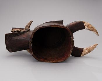 WANYUGO-MASK, Senufo-folket, Elfenbenskusten, Afrika.