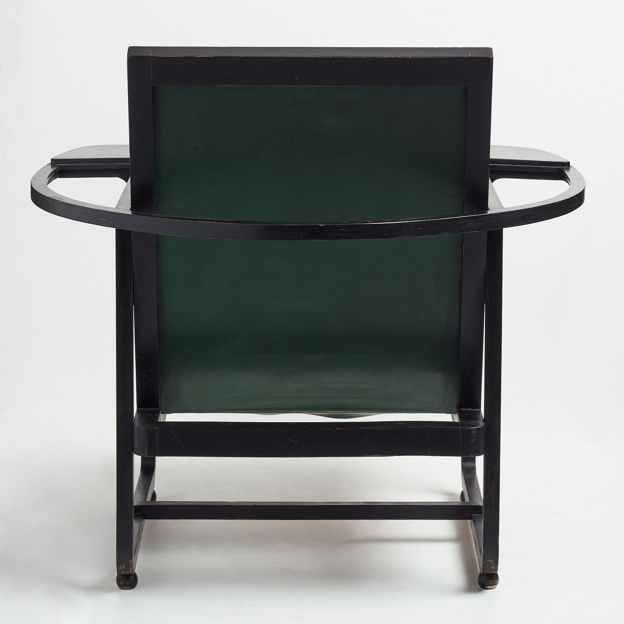 Carl Bergsten, an armchair, by Gemla Leksaksfabrik Diö, for the exhibition in Norrköping Sweden 1906.