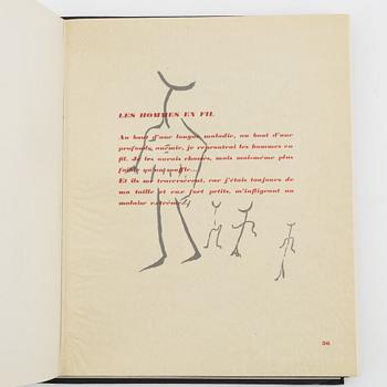 Henri Michaux, "Peintures et Dessins", 1946, exemplaire 595, samt kataloger och litteratur om Michaux.