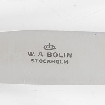 W.A. Bolin, bestickuppsättning, 30 delar, silver, modell F, Stockholm bl a 1930.