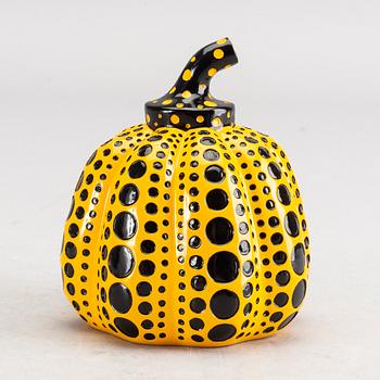 YAYOI KUSAMA, efter, objekt/multipel, "Pumpkin", utgiven av Benesse Holdings Inc., Naoshima, Japan, 2013. Stämplad.