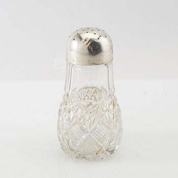 K Andersson shaker silver and glass Stockholm 1915.