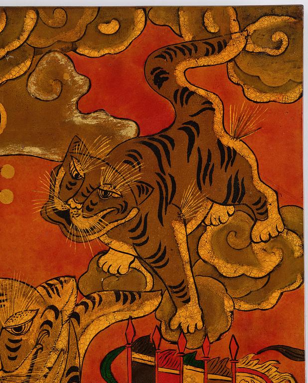Toan Nguyen Duc, "Five Tigers"/"Cinq tigres", 1985.