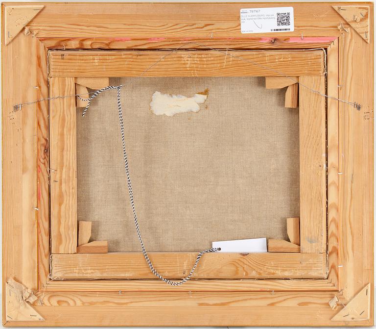 OLLE HJORTZBERG, oil on canvas, signed Olle Hjortzberg.