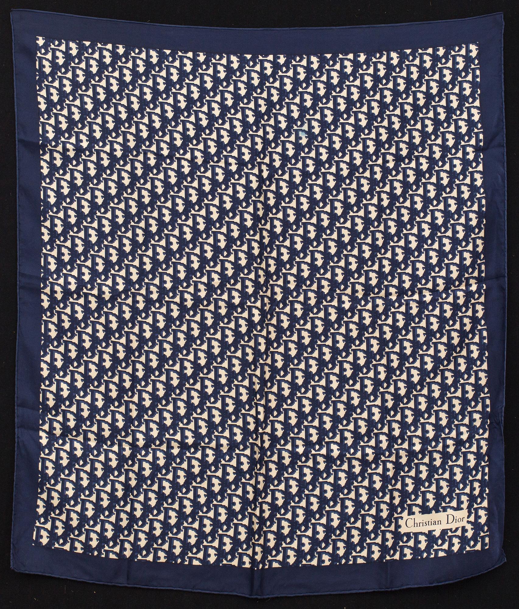 CHRISTIAN DIOR, 2 scarfs.