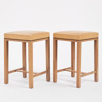 Otto Schulz, a pair of stools, Boet, Gothenburg 1930s.