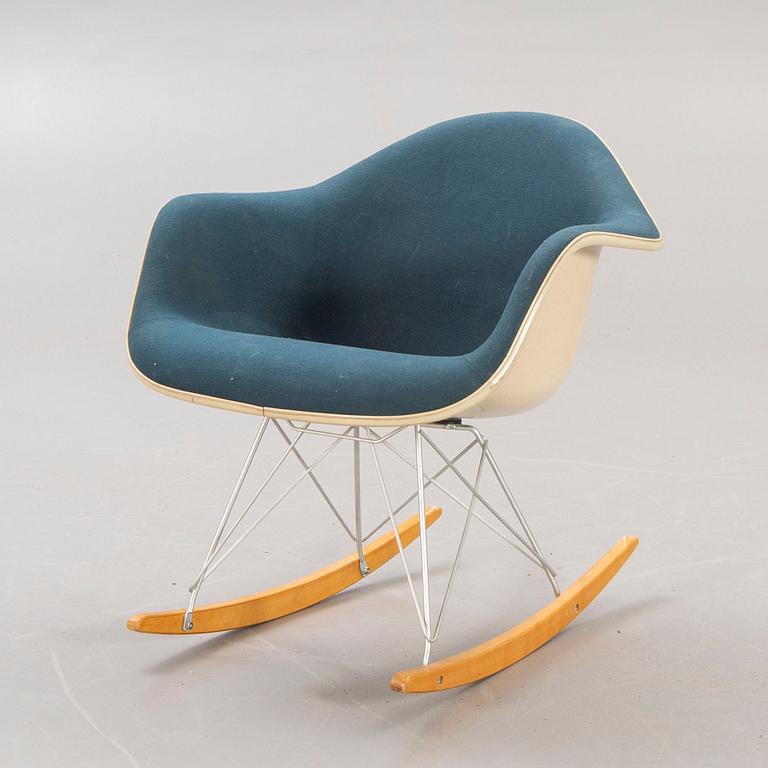 Charles and Ray Eames, rocking chair, "RAR", probably 1960s.