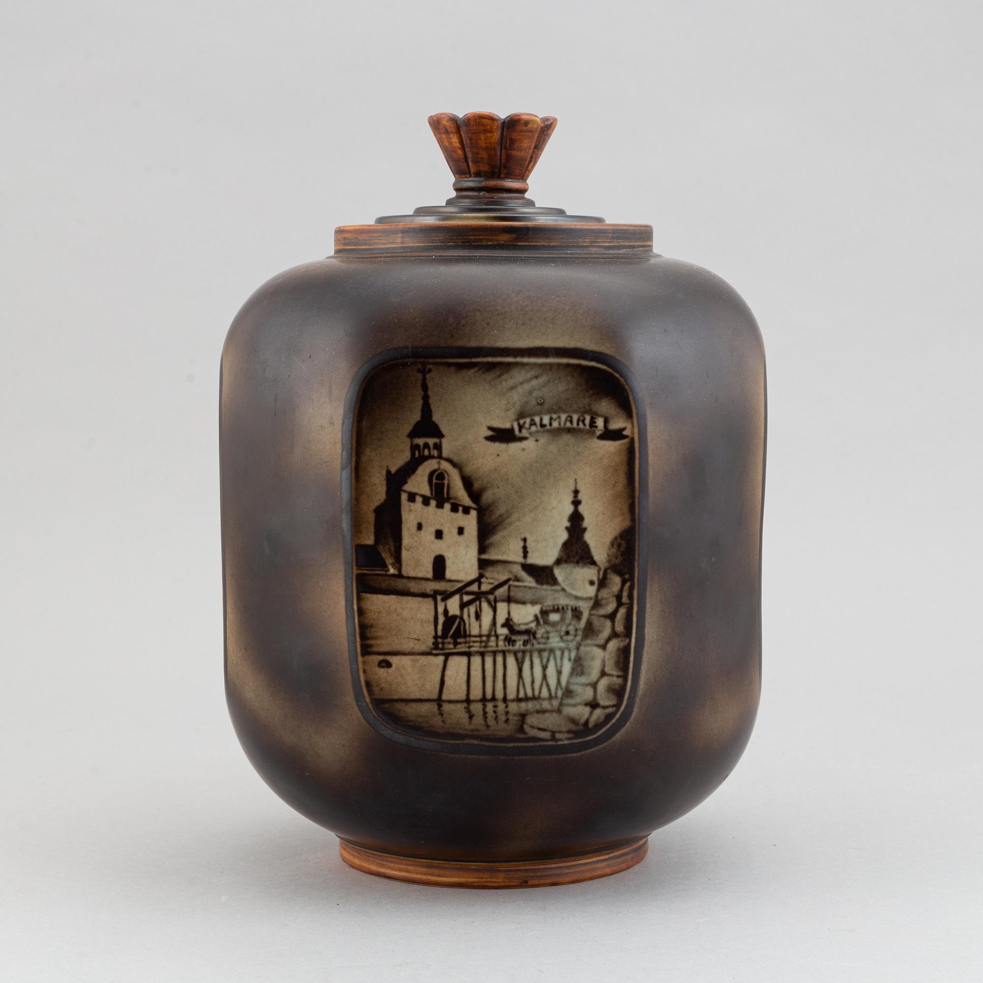 Gunnar Nylund, "Flambé" vase.