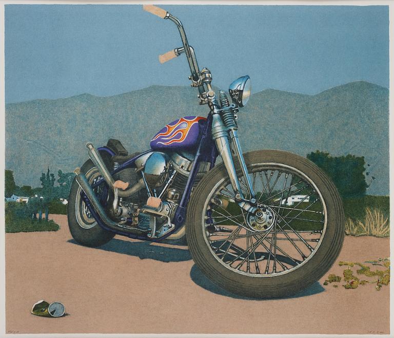 John-E Franzén, 'Outlaw Chopper, Perris, California.'.