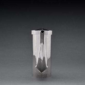 Carl G. Jahnsson, a sterling coffee pot, Stockholm 1967.