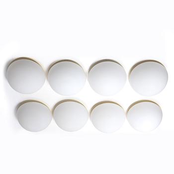 Eight ceiling lamps, Zero, late 20th century.