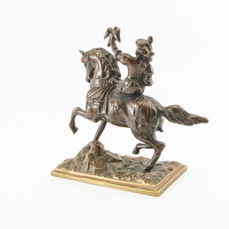 Okänd konstnär 1900-tal, Falkenerare.