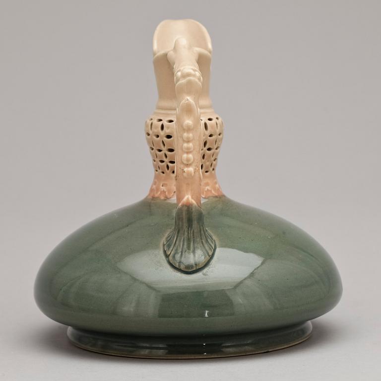 KANNA / KARAFF, porslin, Zsolnay, Ungern, secession/jugend, 1800-talets slut.