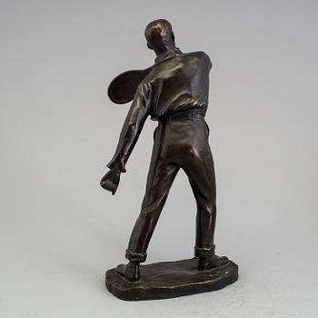 VITTORIO GÜTTNER, a bronze sculpture. Signed. Foundry marks F Dunn Co.