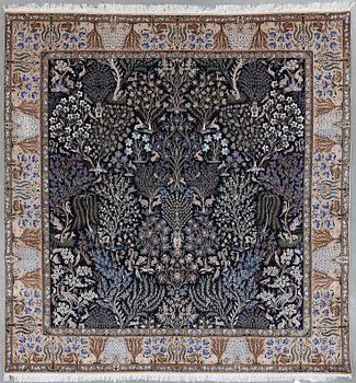 MATTA, sannolikt Nain, figural, part silk, Ca 253x240 cm.