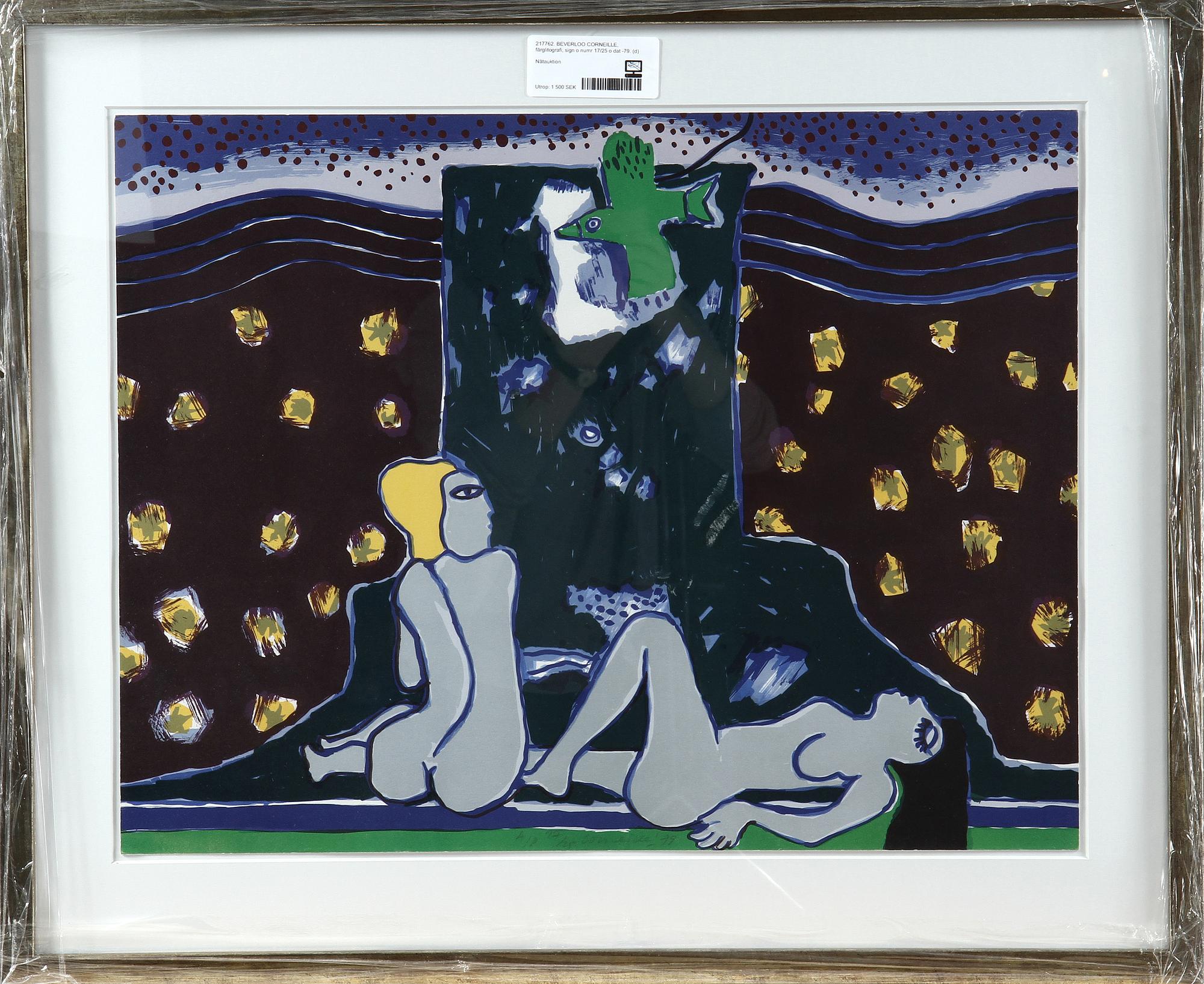 BEVERLOO CORNEILLE, färglitografi, sign o numr 17/25 o dat -79.