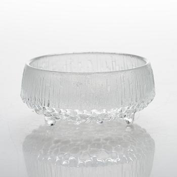 TAPIO WIRKKALA, A 'Lunaria' glass bowl and a set of seven 'Ultima Thule' dessert bowls for Iittala.