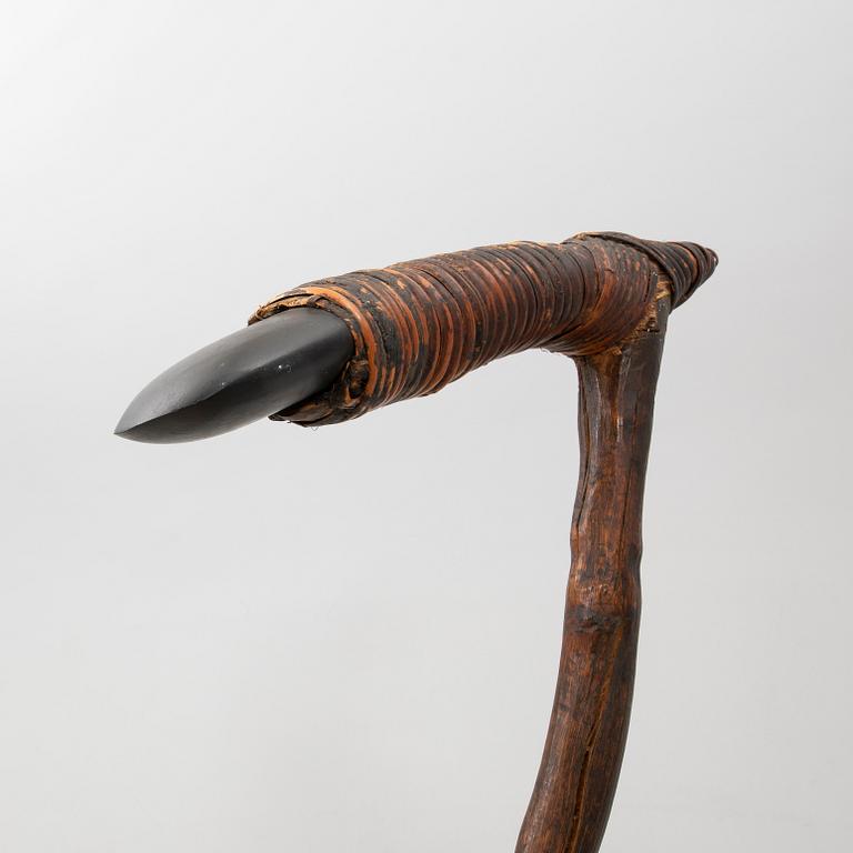 Stone axe from Irian Jaya / Papua New Guinea, 20th century.
