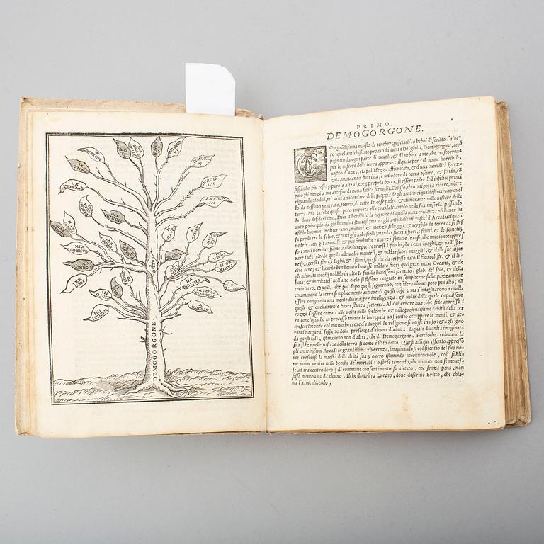 BOK, Boccaccio’s Genealogy of the Pagan Gods, 1547.
