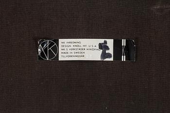 KARMSTOLAR, 4 st, etikettmärkta Knoll, NK:s verkstäder, 1960-tal.