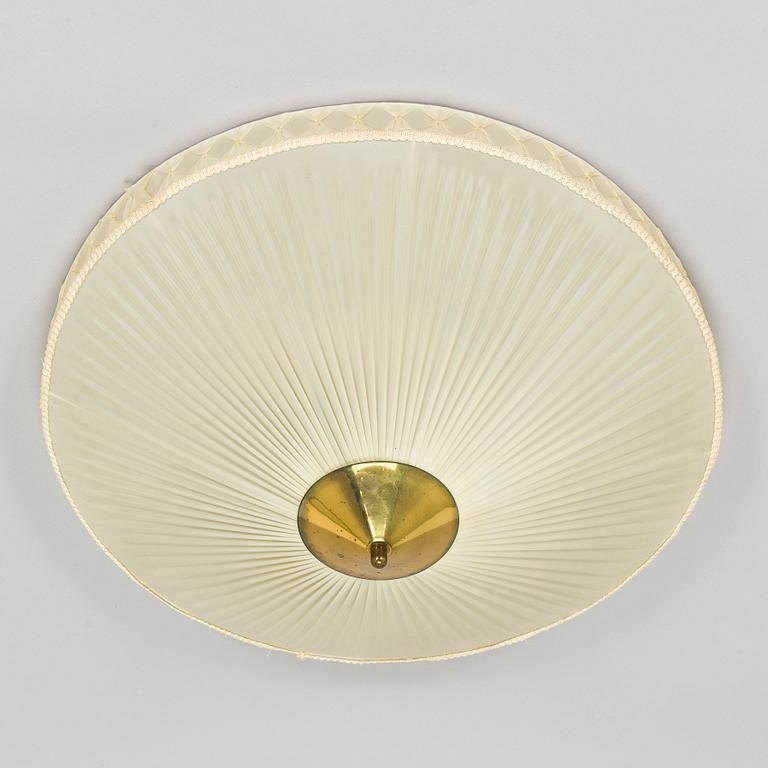 A mid-20th century ceiling light by Valinte.