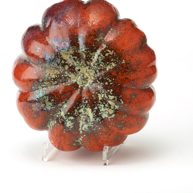 HANS HEDBERG, skulptur, pumpa av fajans, Biot, Frankrike.