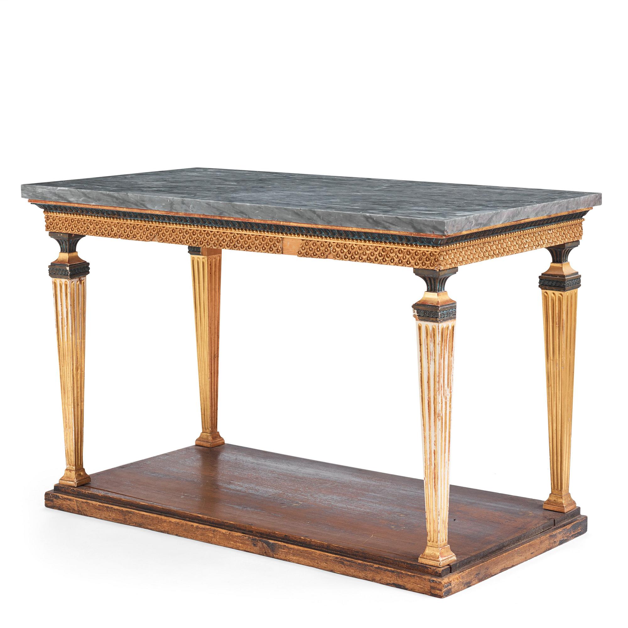 Konsolbord, Stockholmsarbete, Jonas Frisks art, omkring år 1800, Sengustavianskt.
