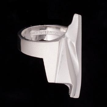 BJÖRN WECKSTRÖM, RING, "Shuttle", sterling silver Lapponia.