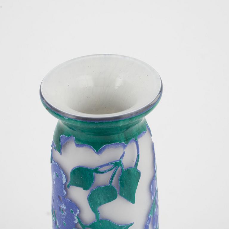 La Rochère, a cameo glass vase, France.