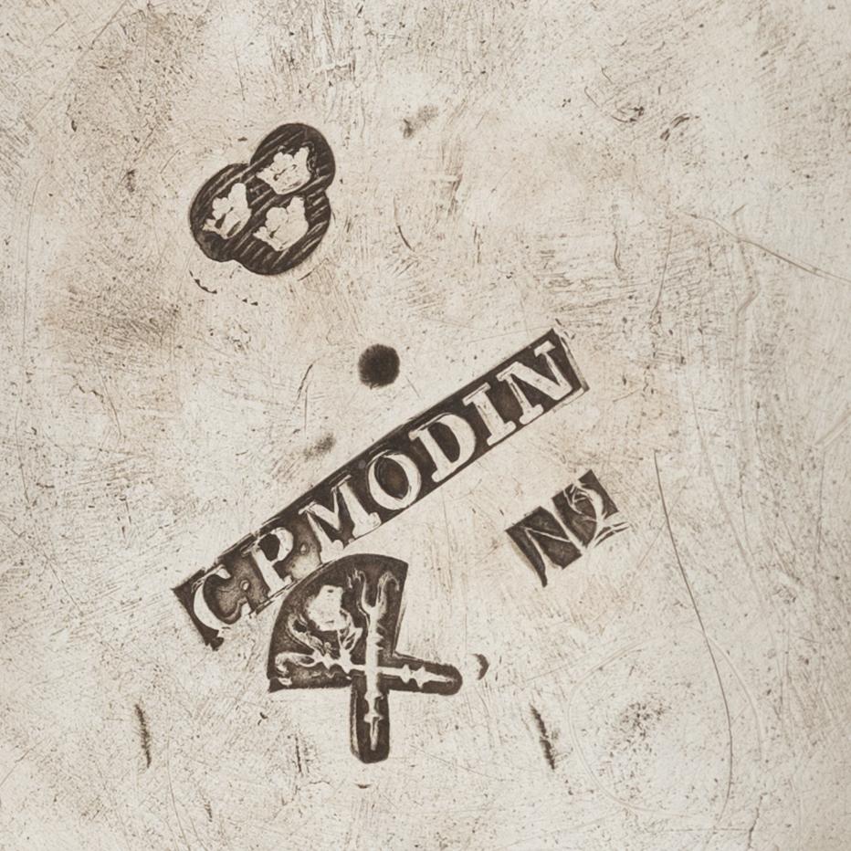 Carl Petter Modin, bägare, delvis förgyllt silver, Sundsvall 1795. Gustaviansk.