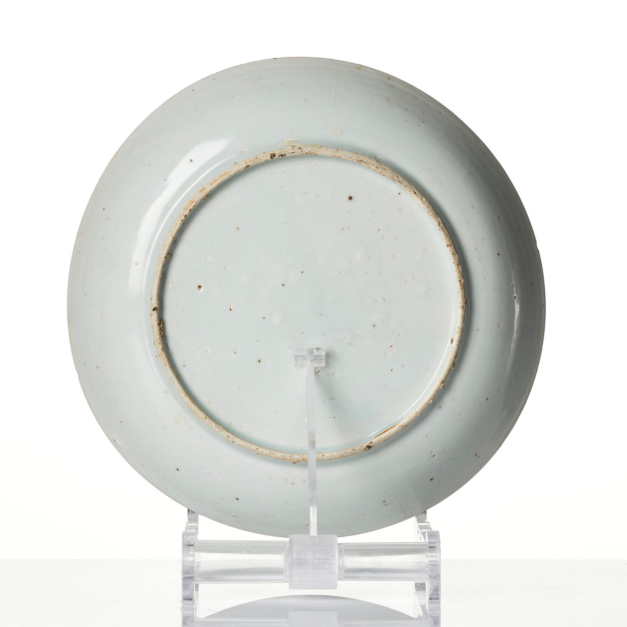 A blue and white dish, Ming dynasty, Jiajing, 16th century.
