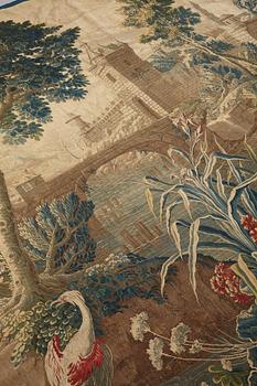 A tapestry, "Verdure", tapestry weave, ca 236,5-238,5 x 290-294,5 cm, Manufacture Royale d'Aubusson,