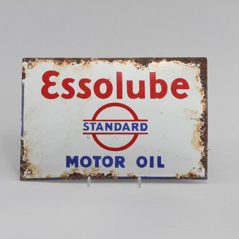 REKLAMSKYLT, emalj, 1900-talets andra hälft.