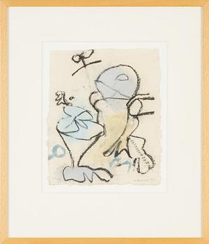 Kjell Strandqvist, watercolour & pastel, signed and dated -93.