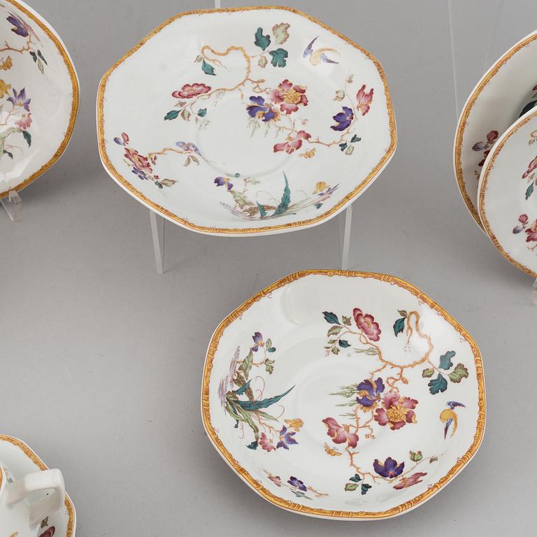 A part 'Devon Rose' dinner and coffee/teaservice, England, Wedgwood, designed 1971-1991 (68 pieces).