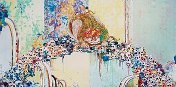 24. Takashi Murakami, "A picture of the blessed lion who stares at death".