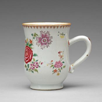 A famille rose jug, Qing dynasty, Qianlong (1736-95).