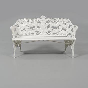 TRÄDGÅRDSOFFA, Melins Metallgjuteri, Anderstorp, 1900-talets andra hälft/2000-talets början.