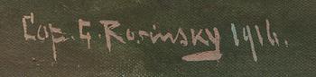 G Rosinsky, copy after Ivan Seleznyov, In Pompeii.