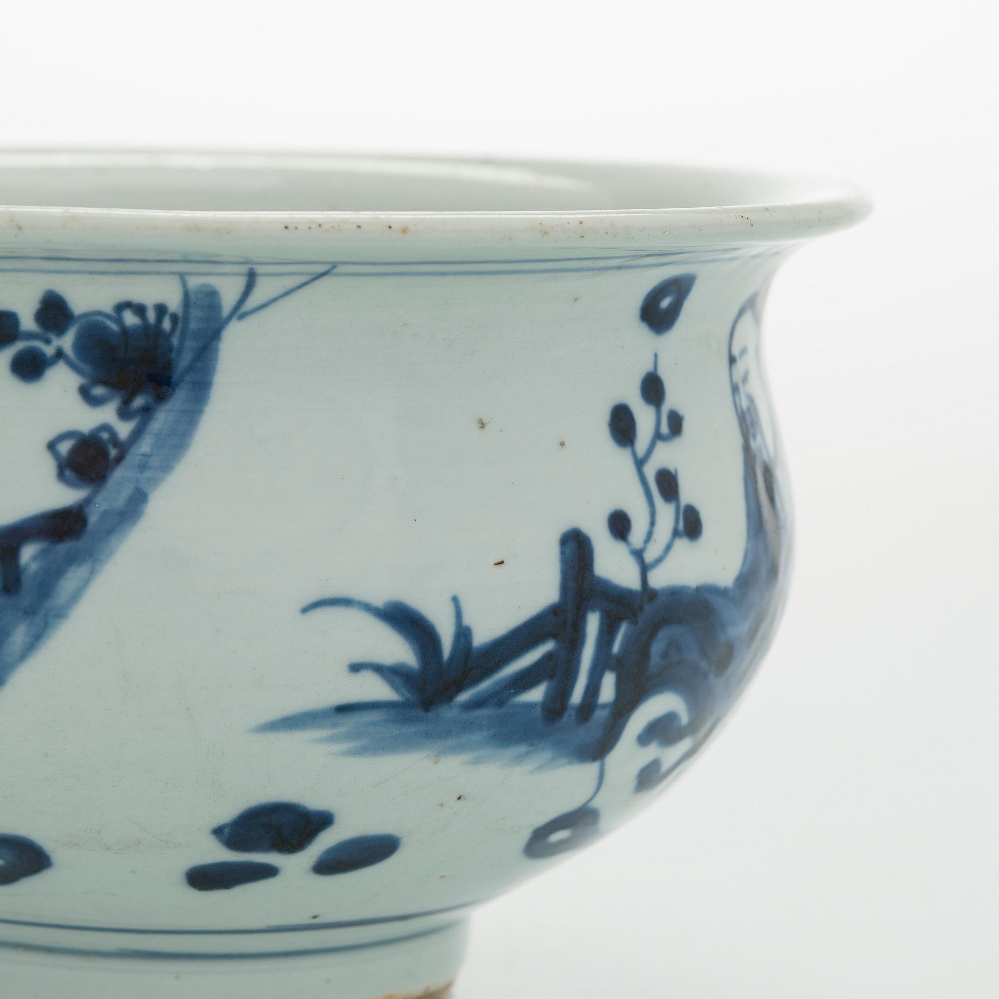 Vase and bowls 2 pcs, China.