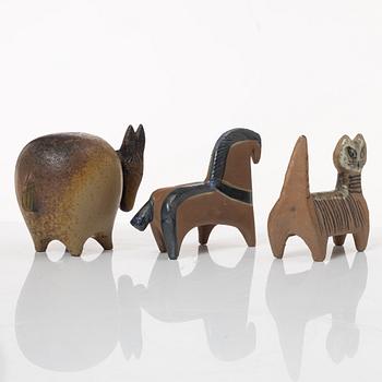 Lisa Larson, figuriner, 5 st, Gustavsberg.