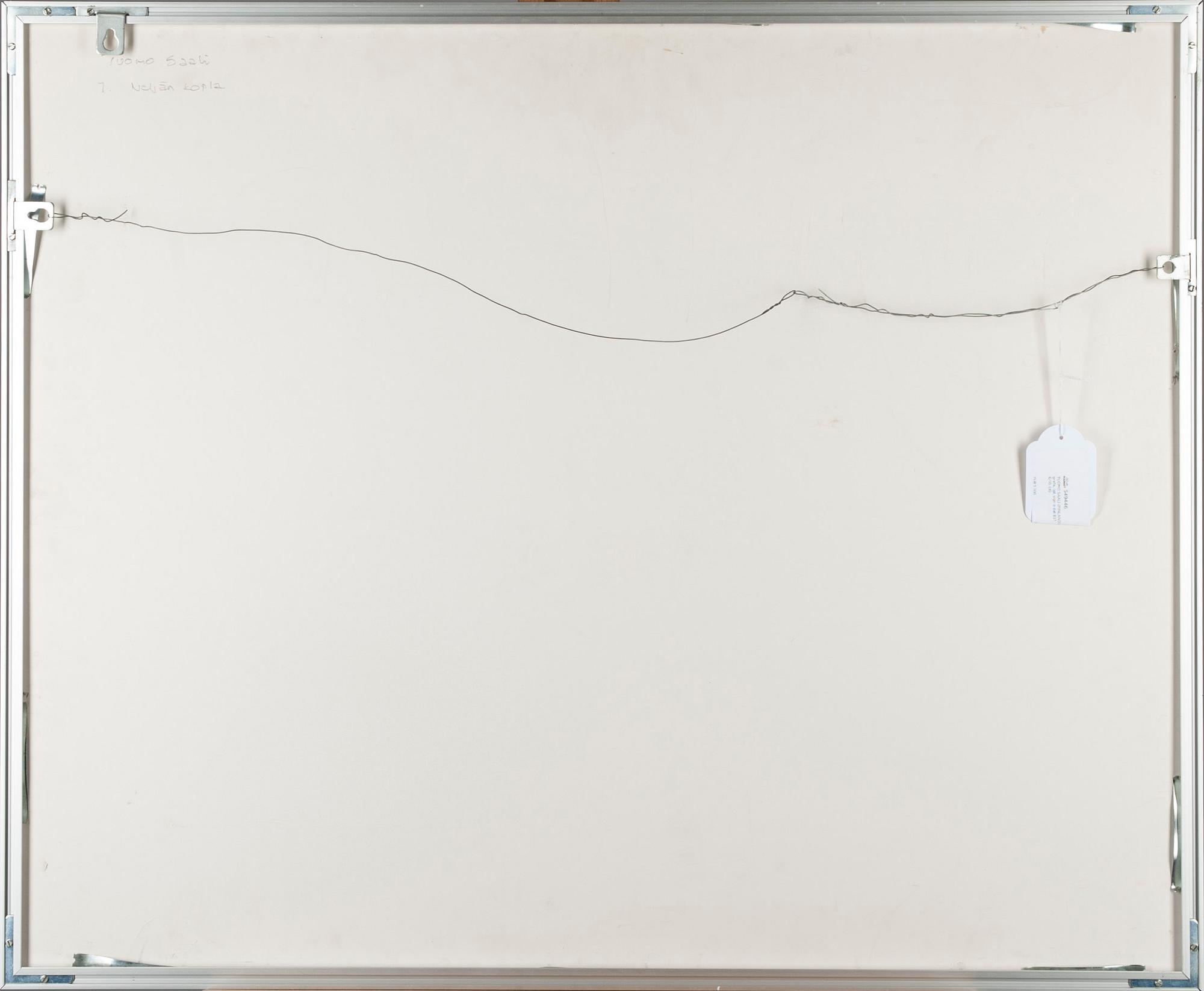 TUOMO SAALI, serigrafi, signerad och daterad -83, numrerad t.p.l'a 6/10.